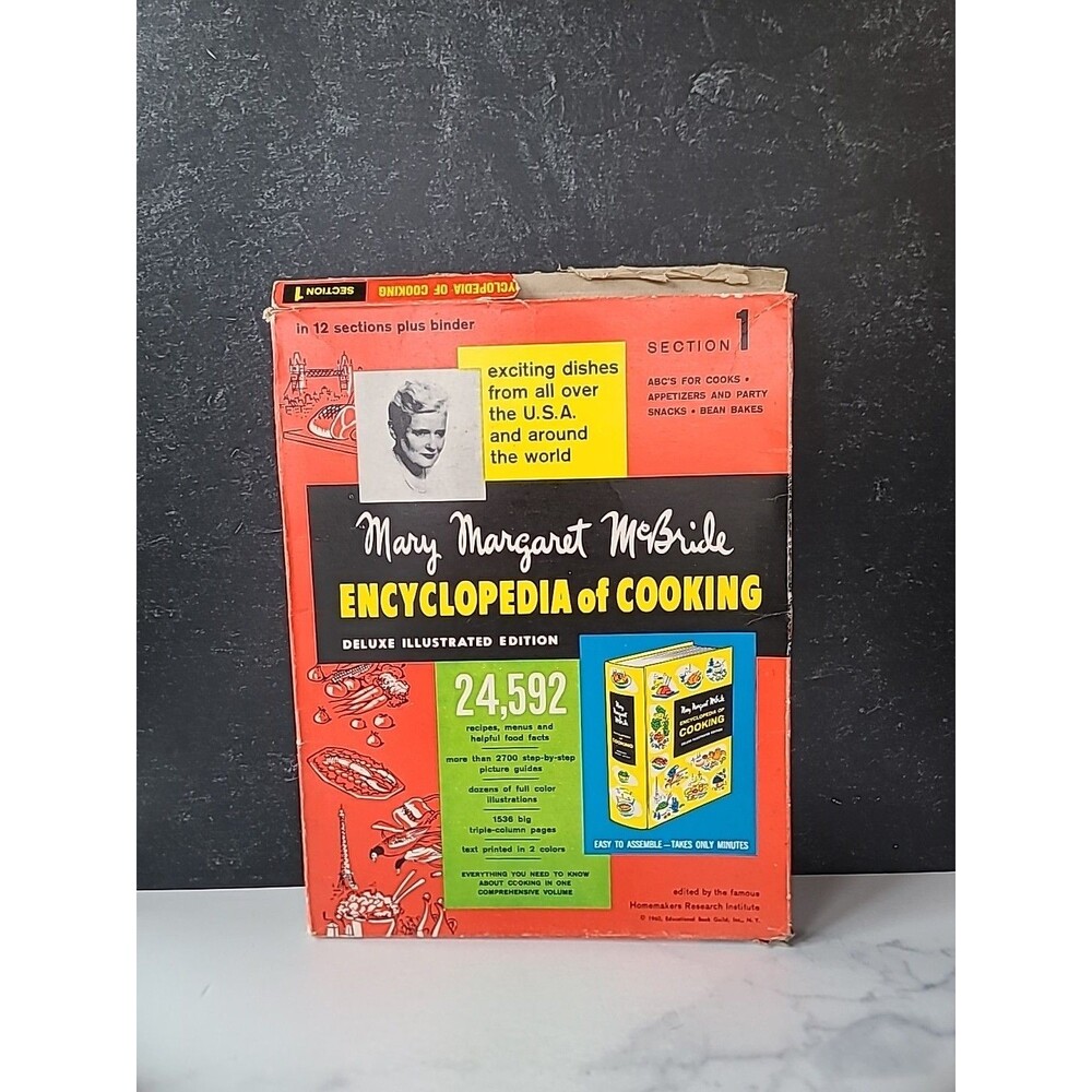 Mary Margaret McBride Encyclopedia Of Cooking Section 1